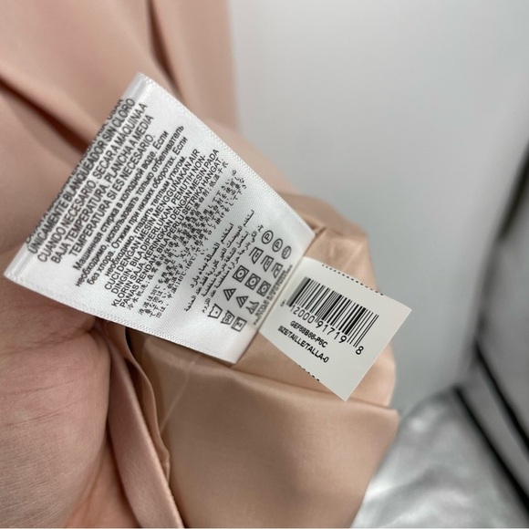 NWT BCBGeneration Fit and flare pink lace inset dress Sz 0 - Picture 10 of 10